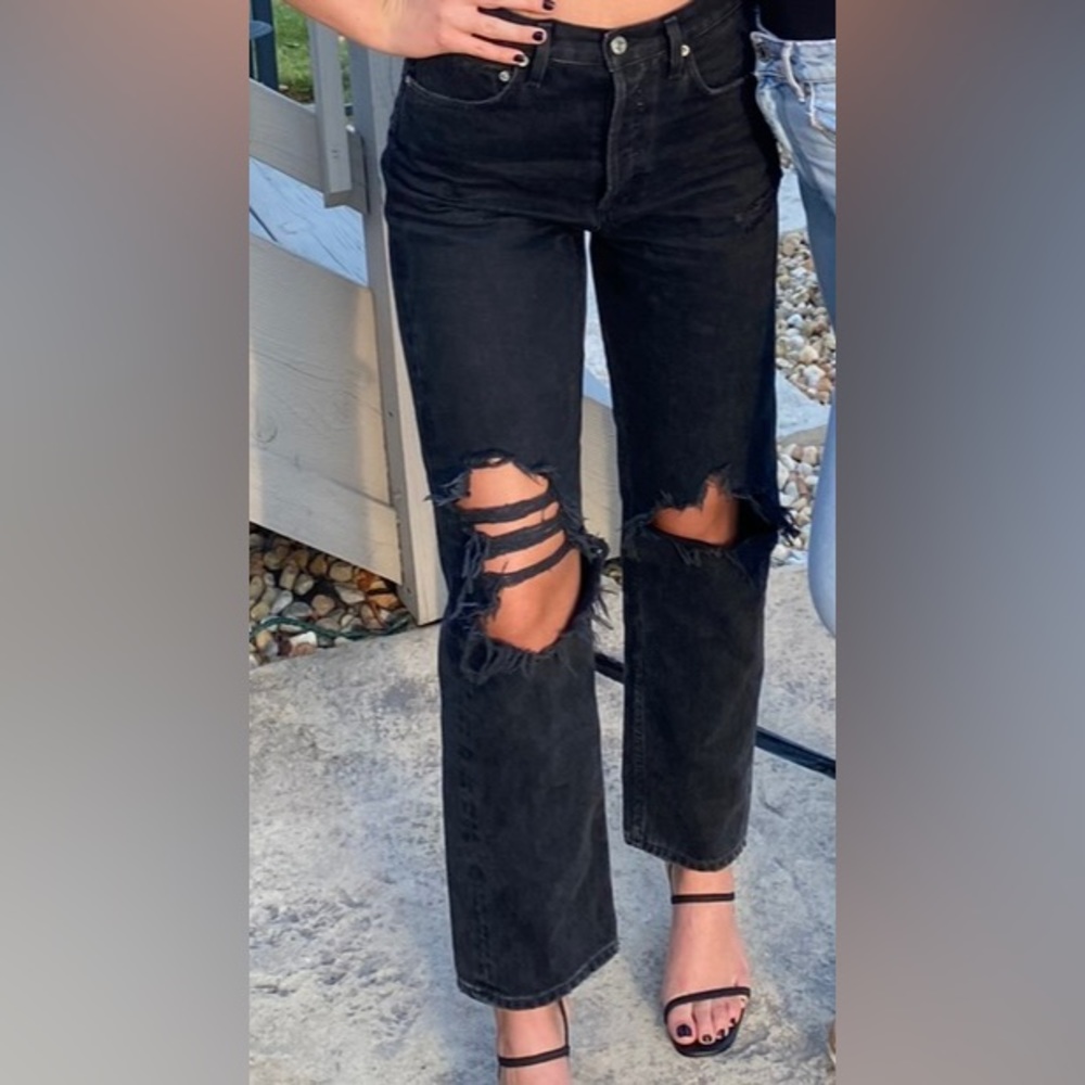 AGOLDE mid-rise straight leg jean